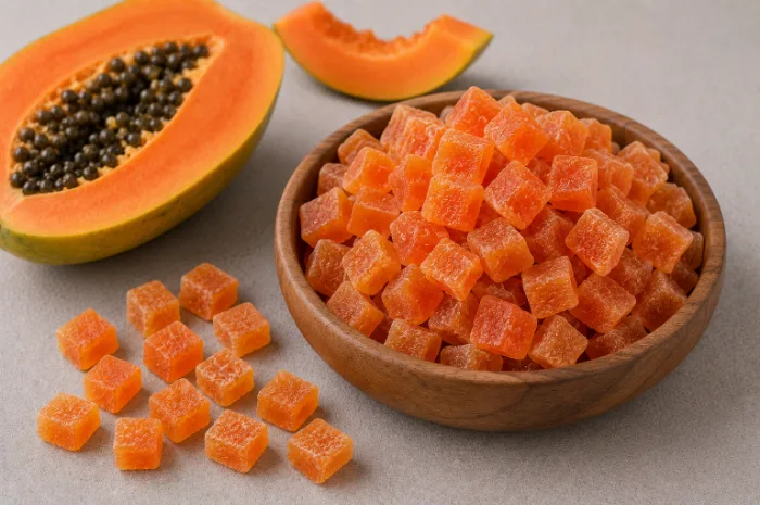 Dried Papaya Cubes